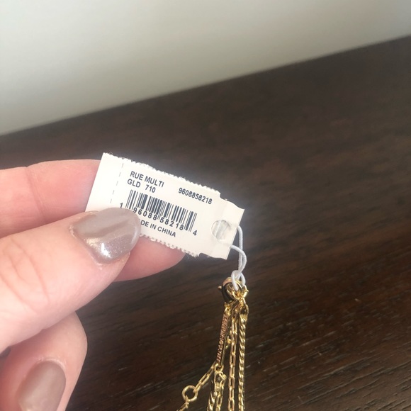 NWT Kendra Scott Rue Necklace gold - Picture 5 of 6